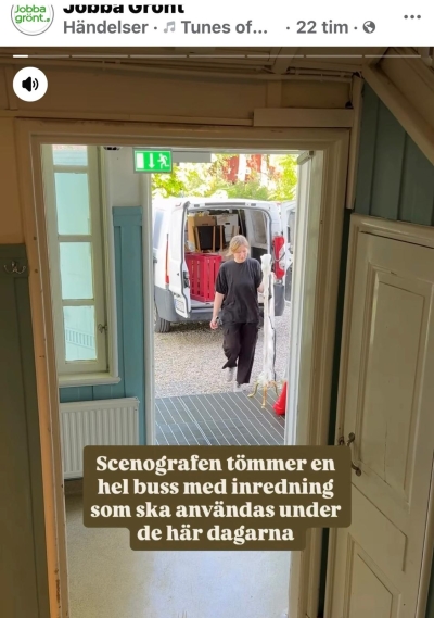 Filminspelning på Berga